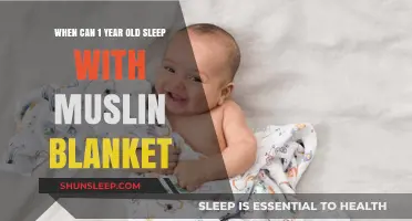 Muslin Blankets: Safe Sleep Time for 1-Year-Olds
