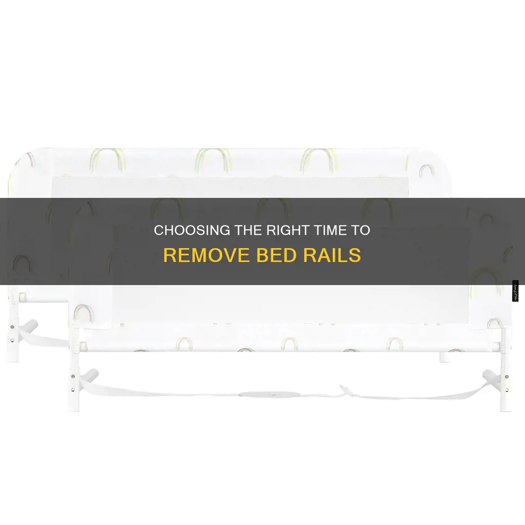 when can a child sleep without rails