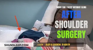 Shoulder Surgery: Sling Removal and Sleep Guide