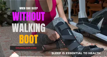 Healing Sleep: Walking Boot Removal and Rest