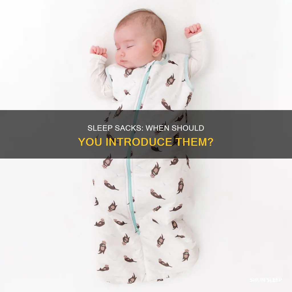 when can you start using sleep sacks