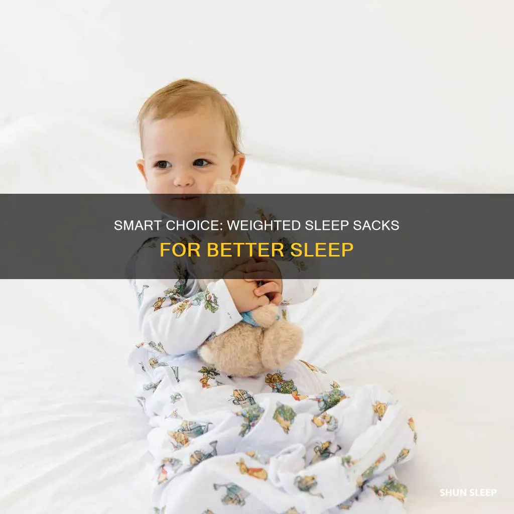 when can you use a weighted sleep sack