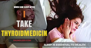 Thyroid Medication: Best Time to Sleep