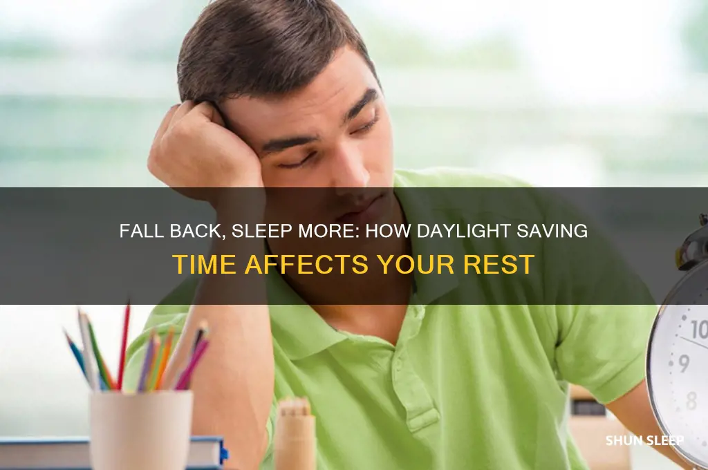 when clocks go back do you get more sleep