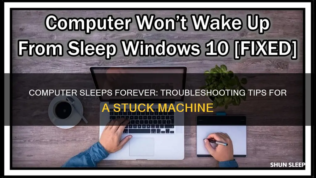 when computer goes on sleep won