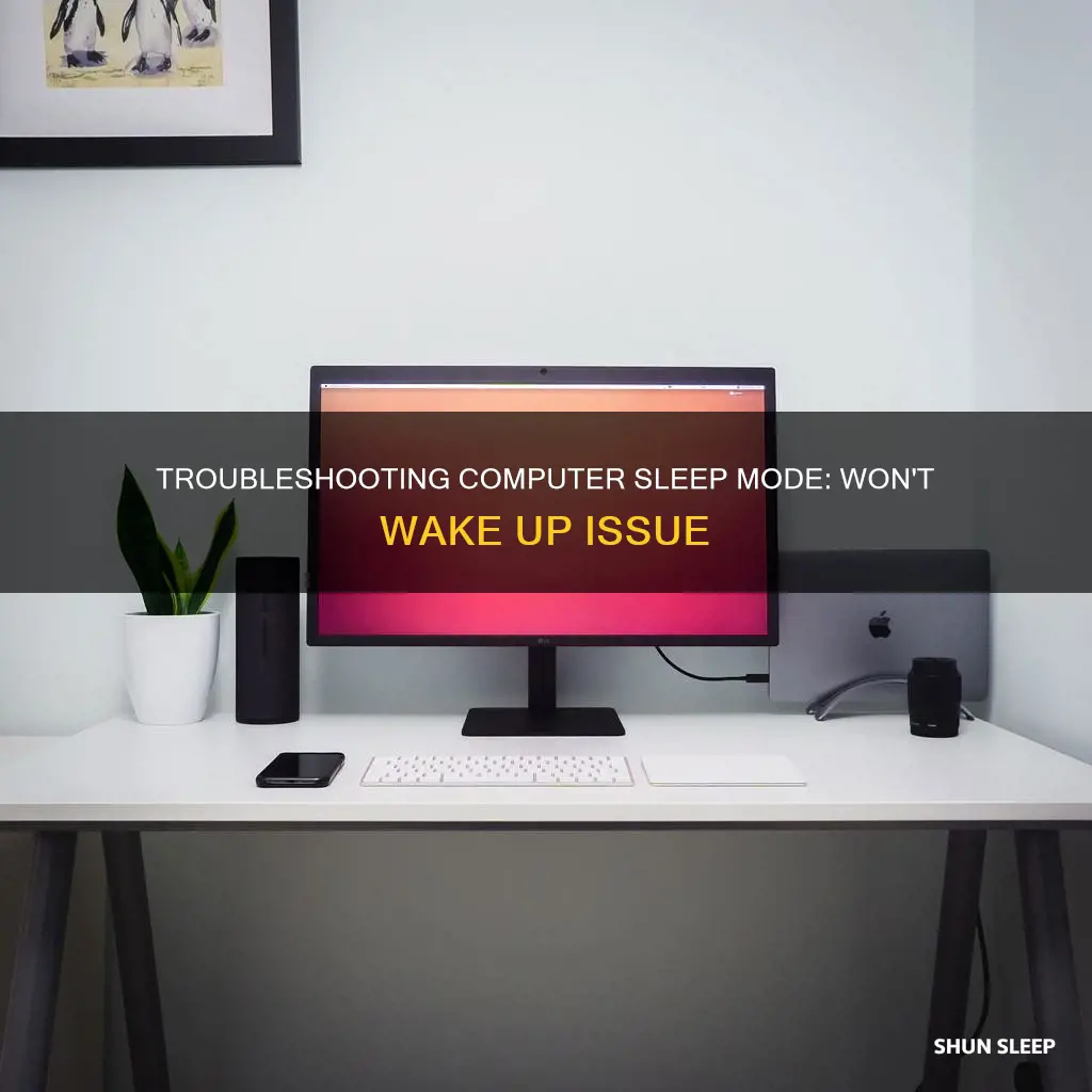 when computer goes on sleep won