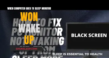 Computer Sleep Mode: Monitor Won't Wake Up? Troubleshooting Tips