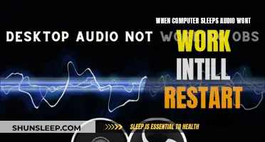 Troubleshooting Audio Issues When Your Computer Sleeps