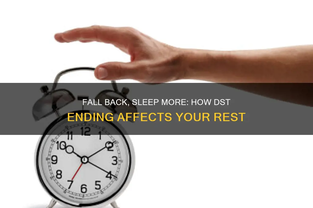 when daylight saving time ends do we get more sleep