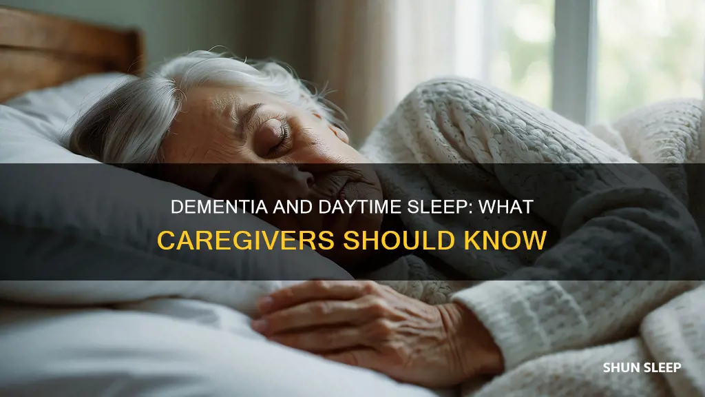 when dementia patients start to sleep all day