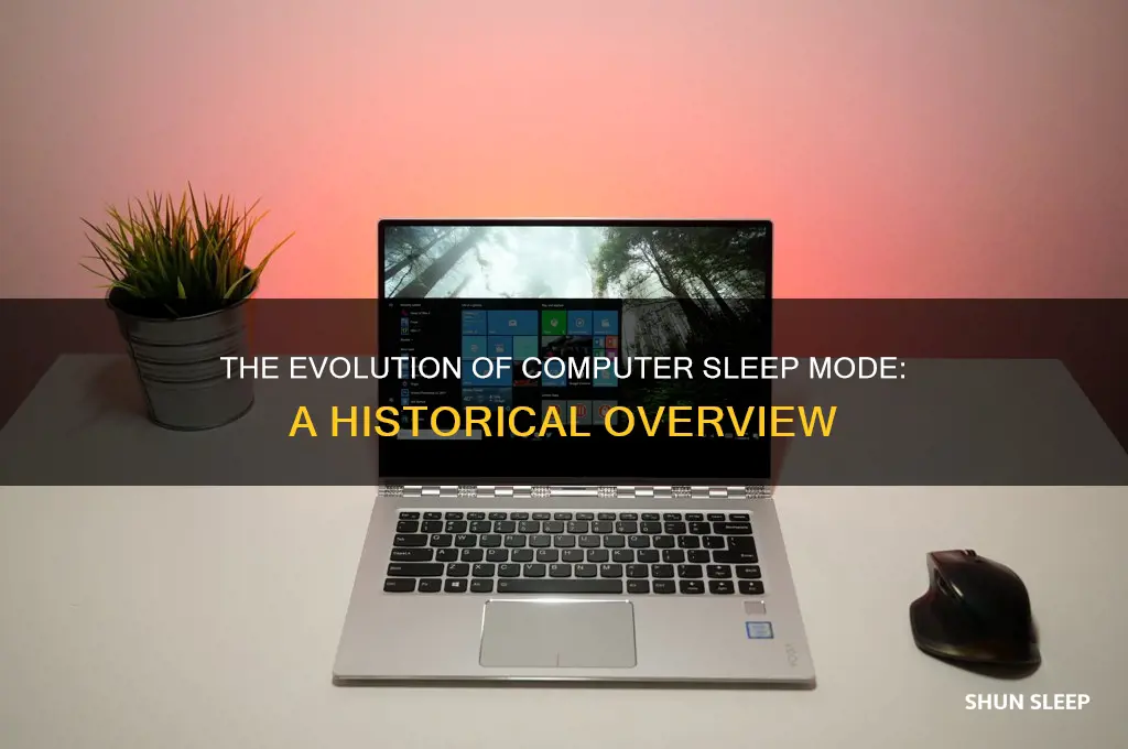when did computers get the sleep feature