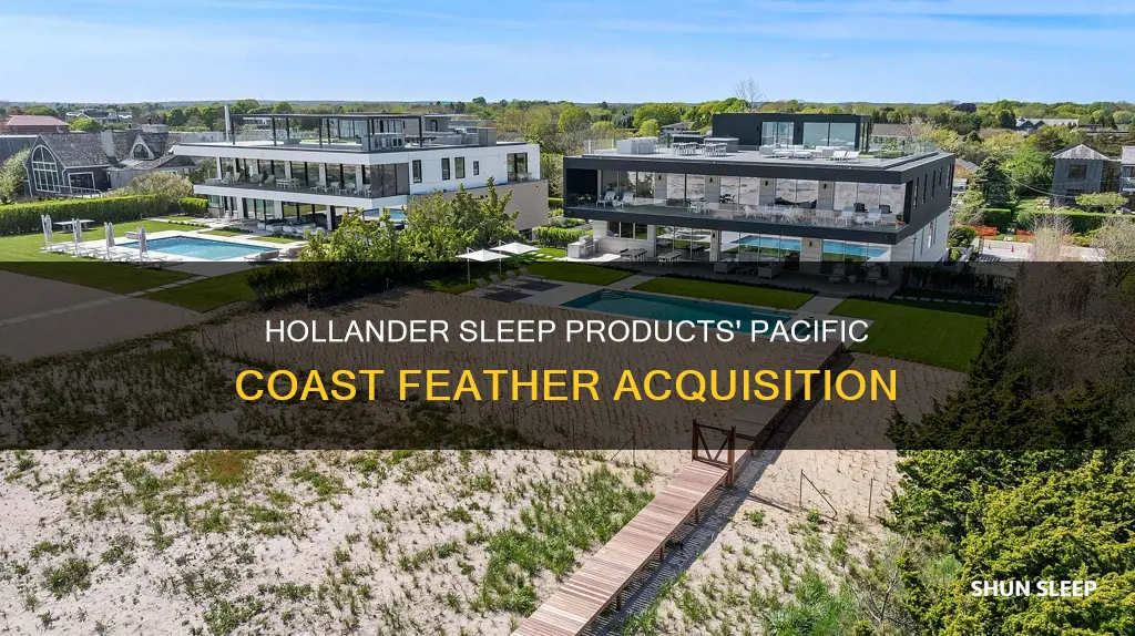 when did hollander sleep products take over pacific coast feather