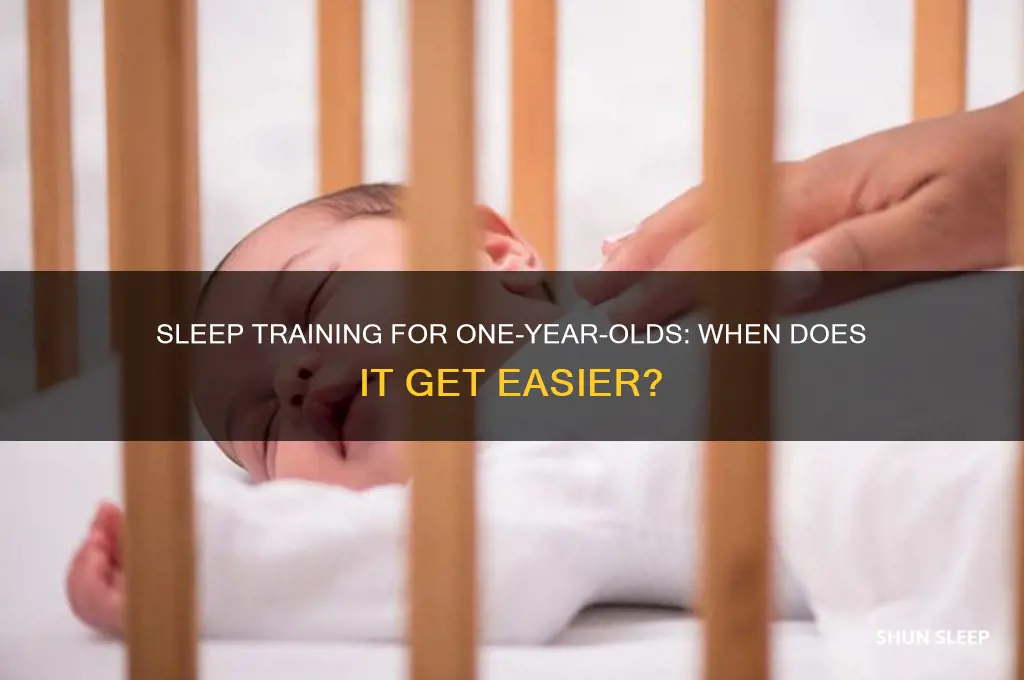 when do 12 month olds get used to sleep training