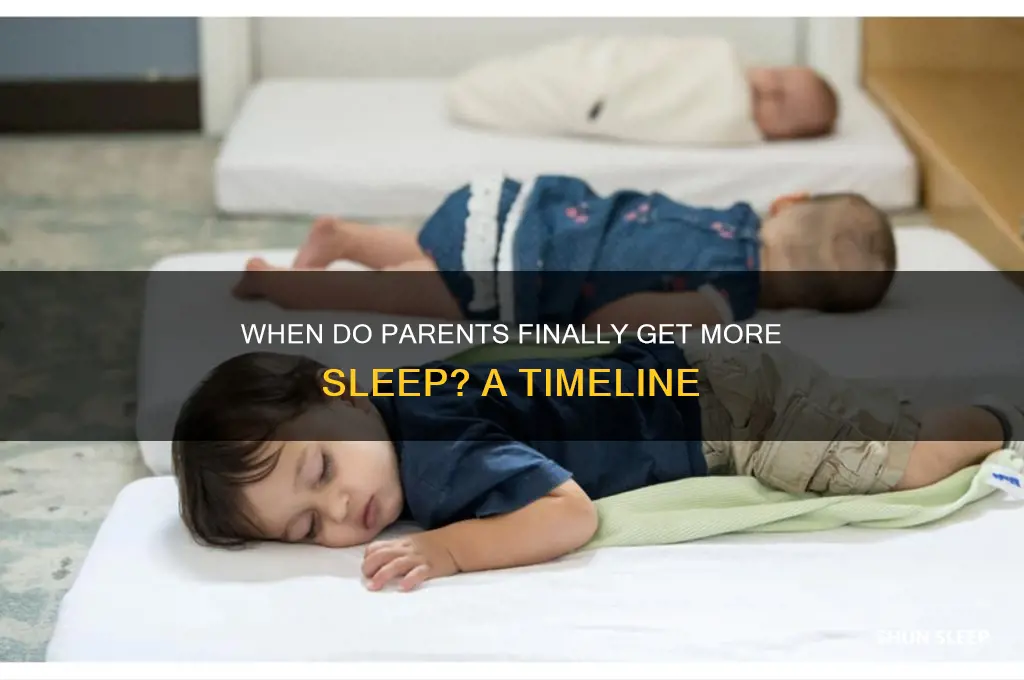 when do parents get more sleep