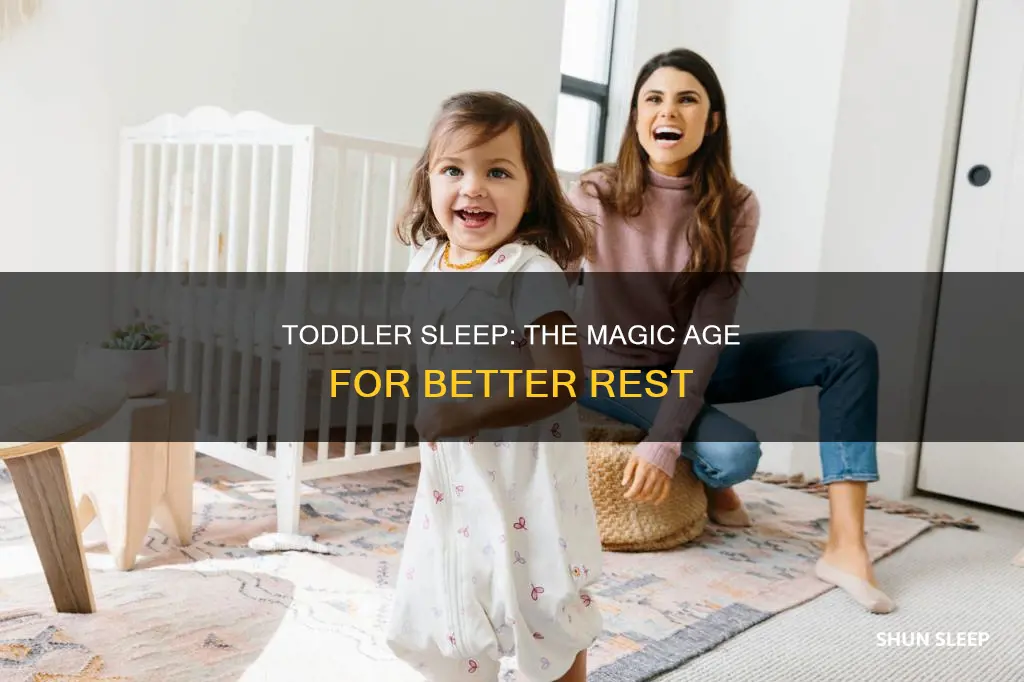 when do toddlers sleep better