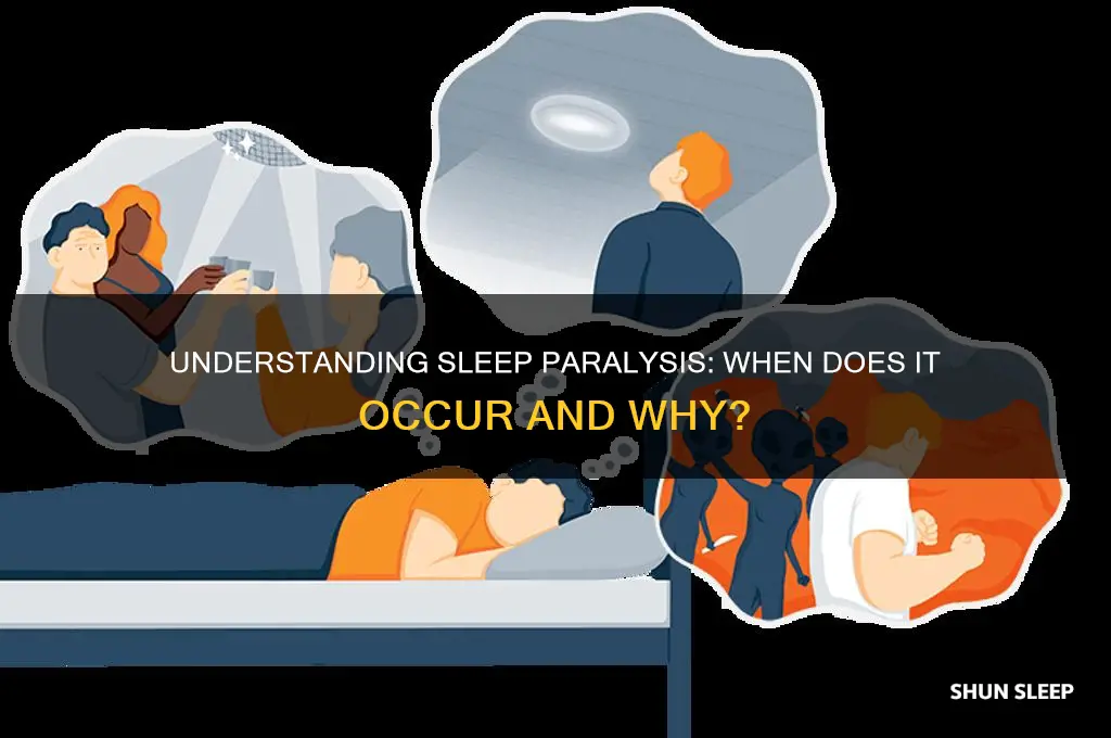 when do u get sleep paralysis