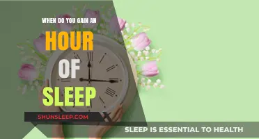 Spring Forward: When Do You Gain an Hour of Sleep?