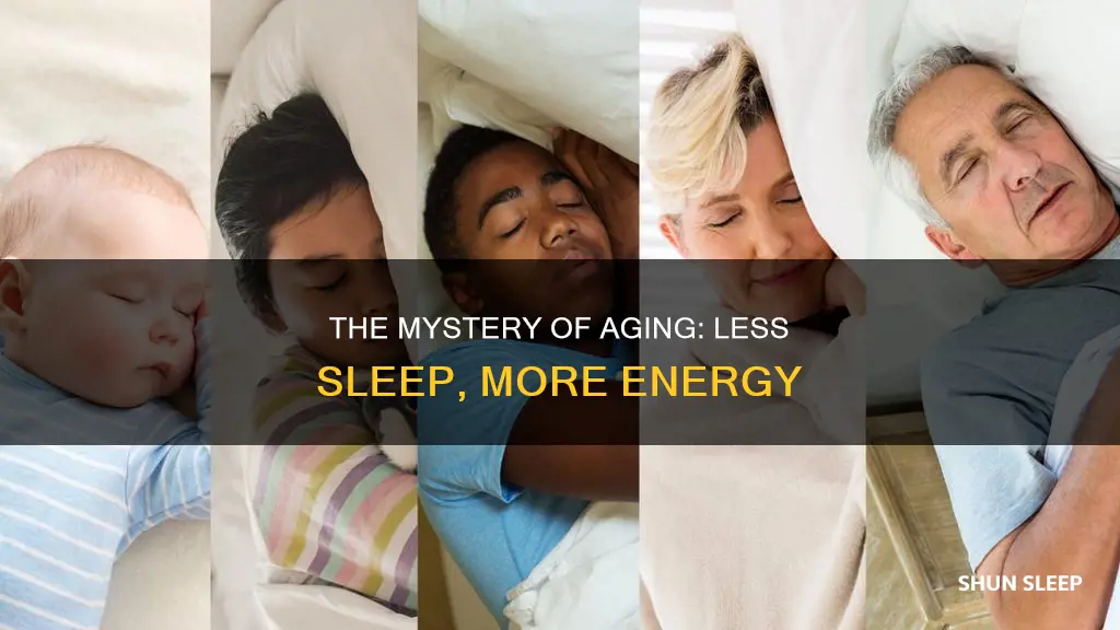 when do you start needing less sleep