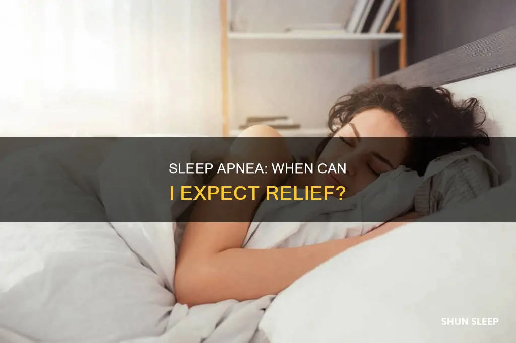 when do you start to feel better from sleep apena