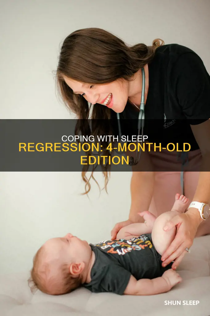 when does 4 month old sleep regression end