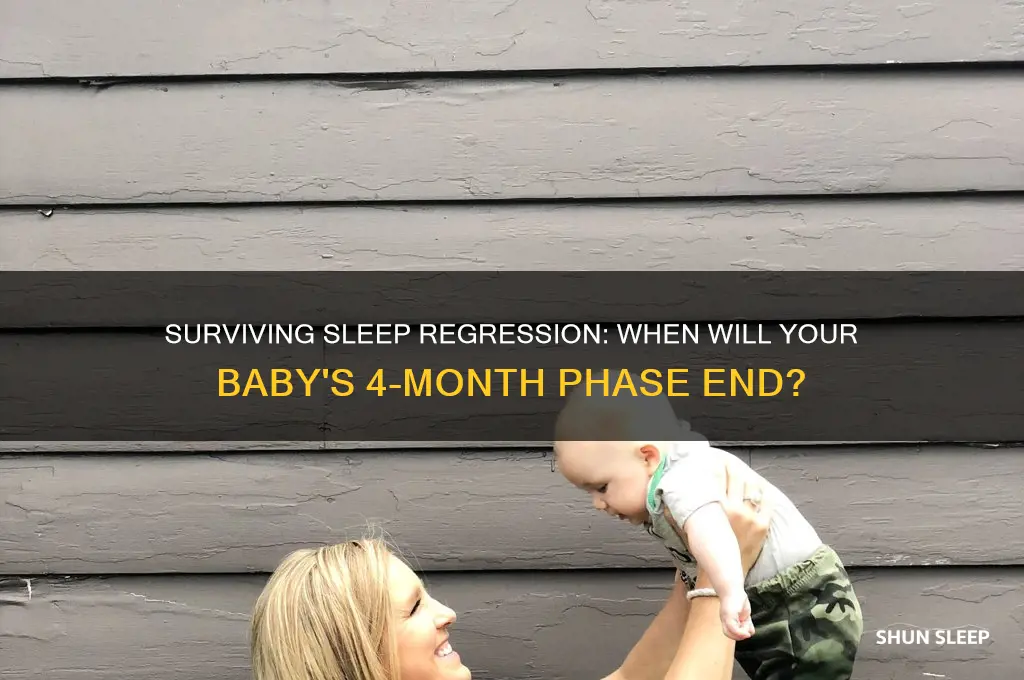 when does 4 month sleep regression get better