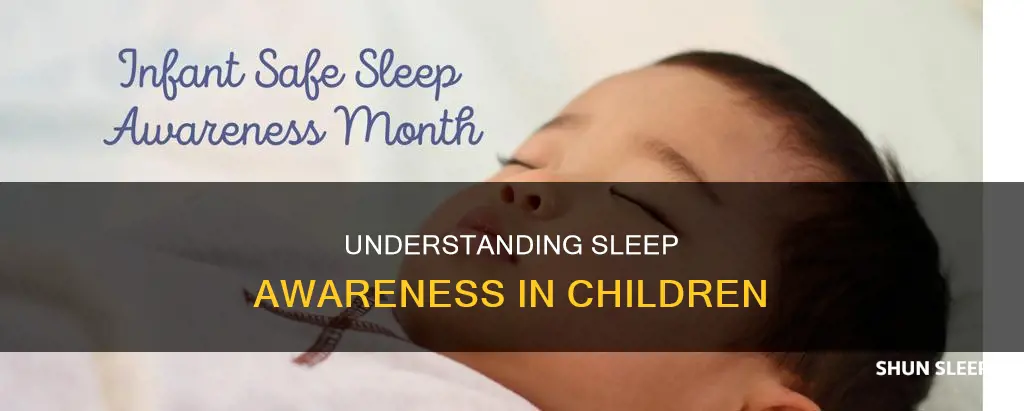 when does child become aware of needing sleep