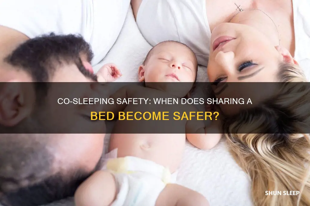 when does co sleeping get safer