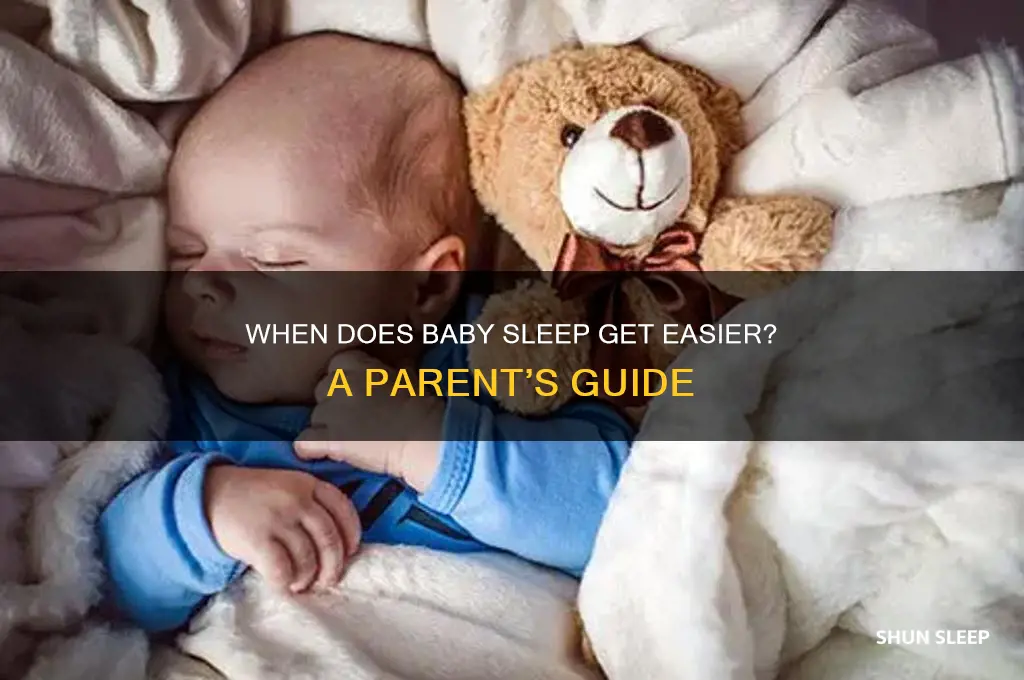 when does it get easier to put baby to sleep