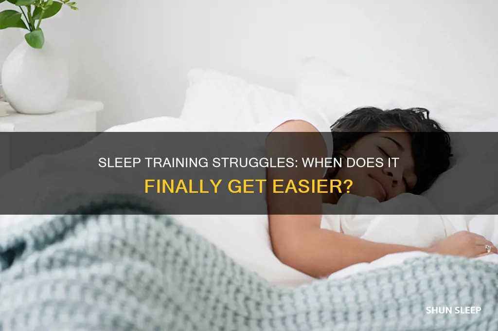 when does sleep training get better