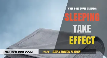 Super Sleeping: When Does It Take Effect?