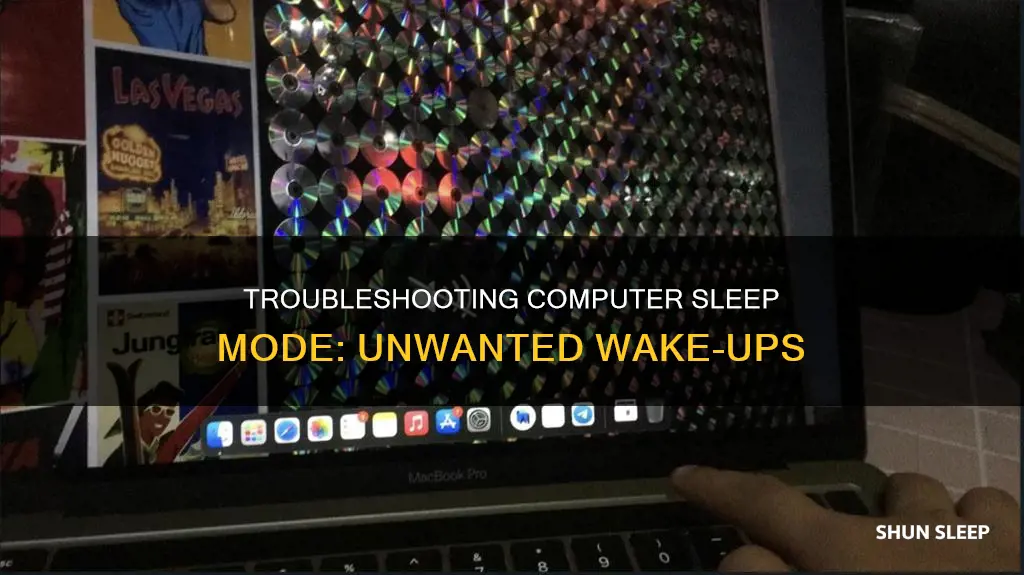 when i click computer on sleep it wakes up