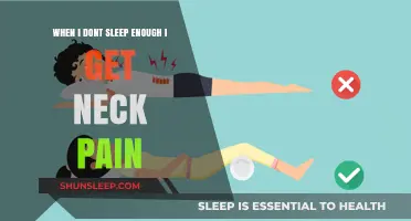 Lack of Sleep and Neck Pain: Understanding the Connection and Solutions