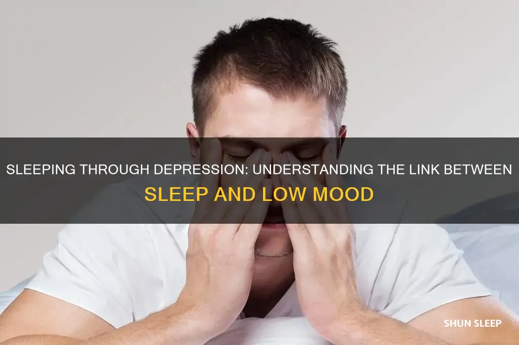 when i get depressed i sleep