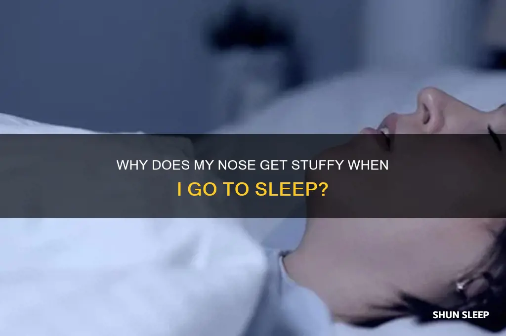 when i go to sleep my nose gets stuffy