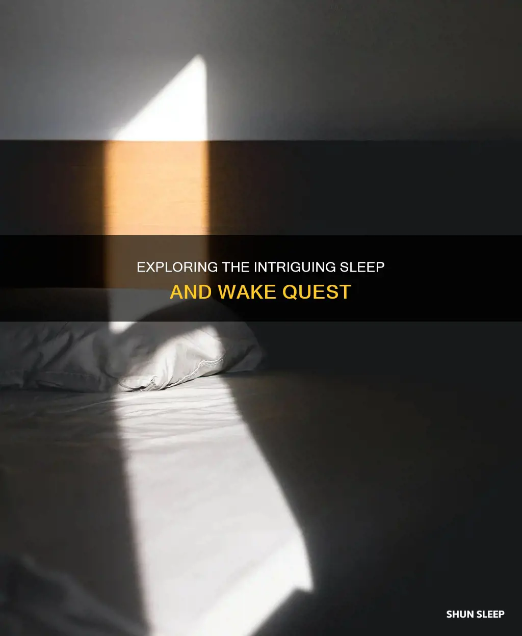 when i sleep and when i wake quest