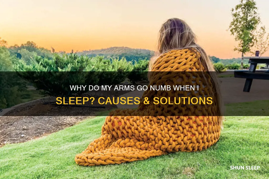 when i sleep my arms get numb