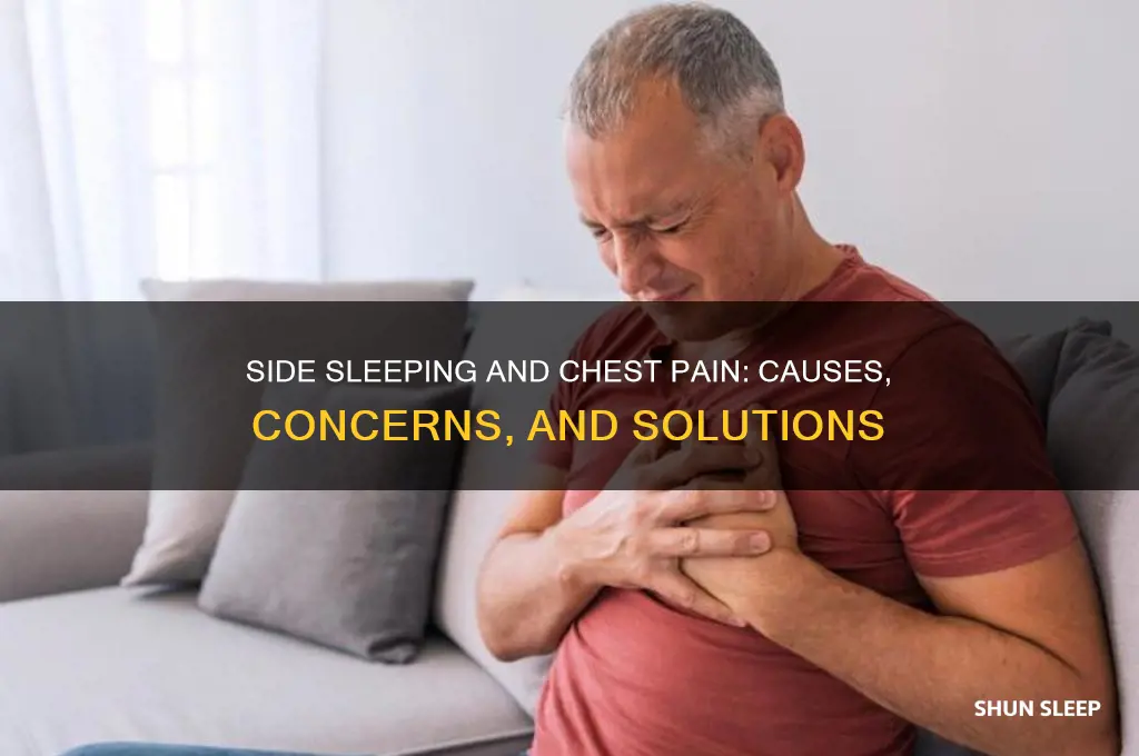 when i sleep on my side i get chest pains