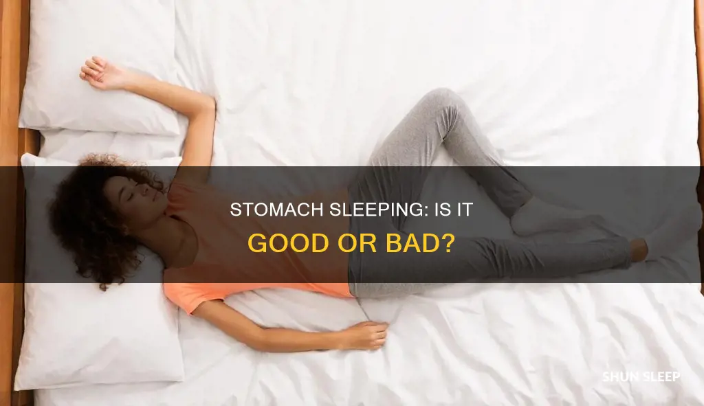 when i sleeping i use my stomach