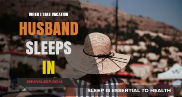 How I Handle My Husband Sleeping In on Vacation
