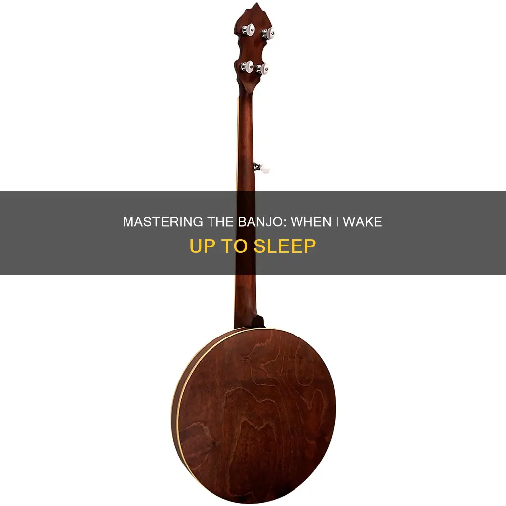 when i wake up to sleep no more banjo tab