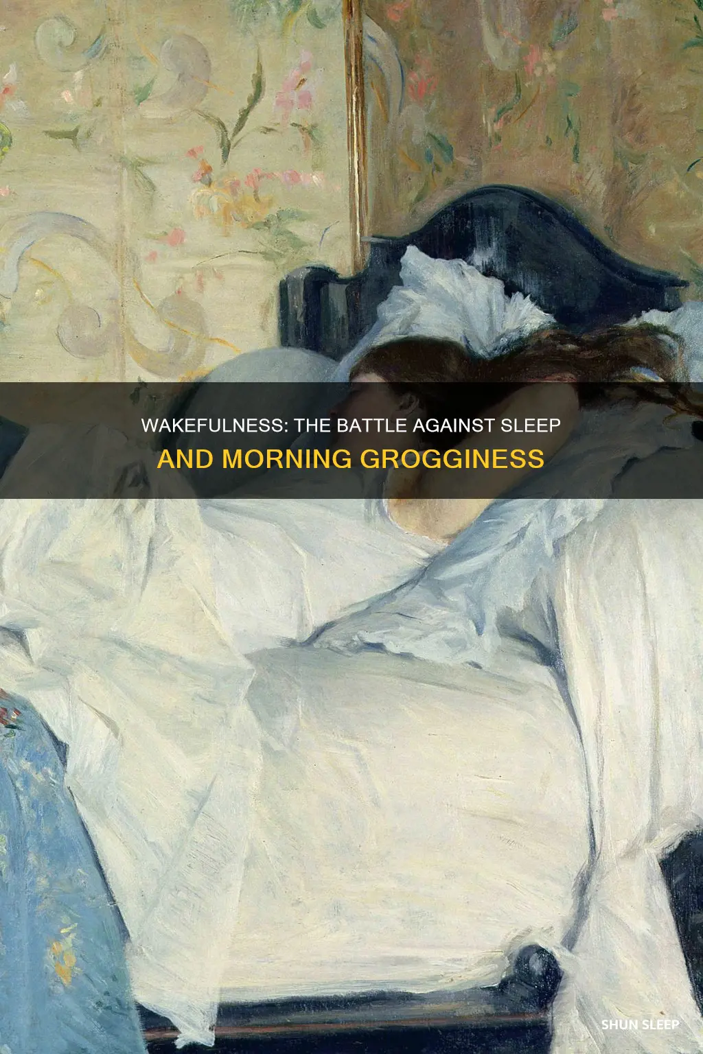 when i wake up to sleep no