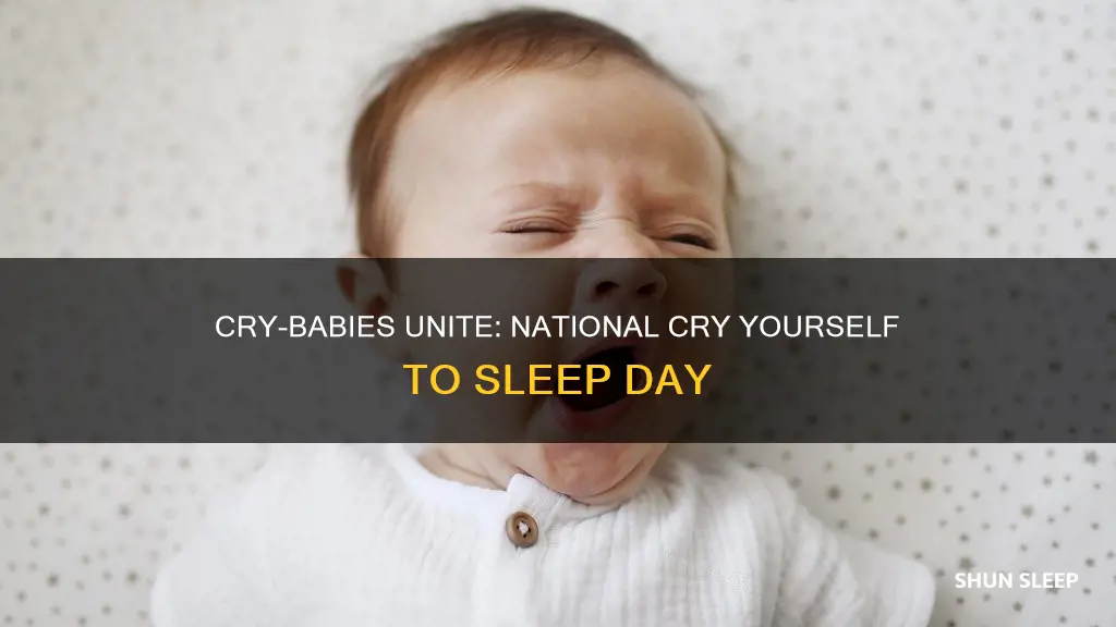 when is national cry yourself to sleep day