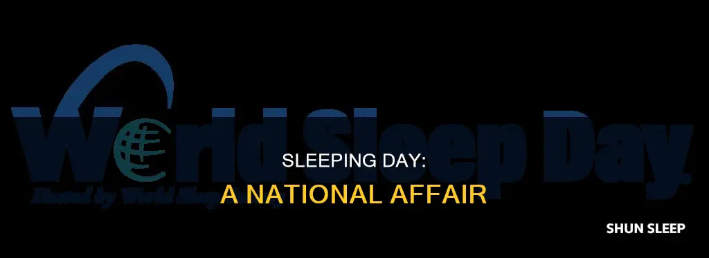 when is national sleeping day