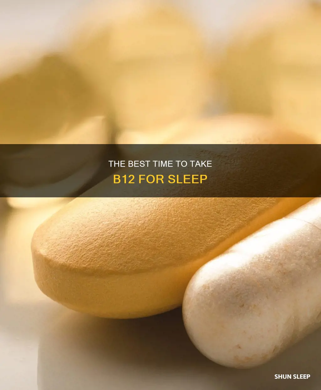 when is the best time to take b12 sleep