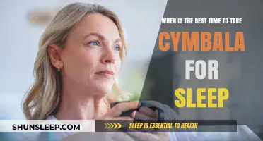 Ideal Time to Take Cymbalta for Sleep