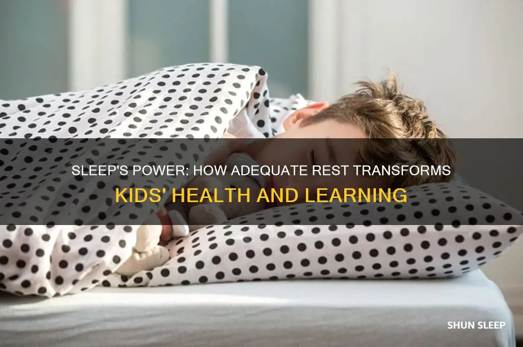 when kids get enuf sleep what happens