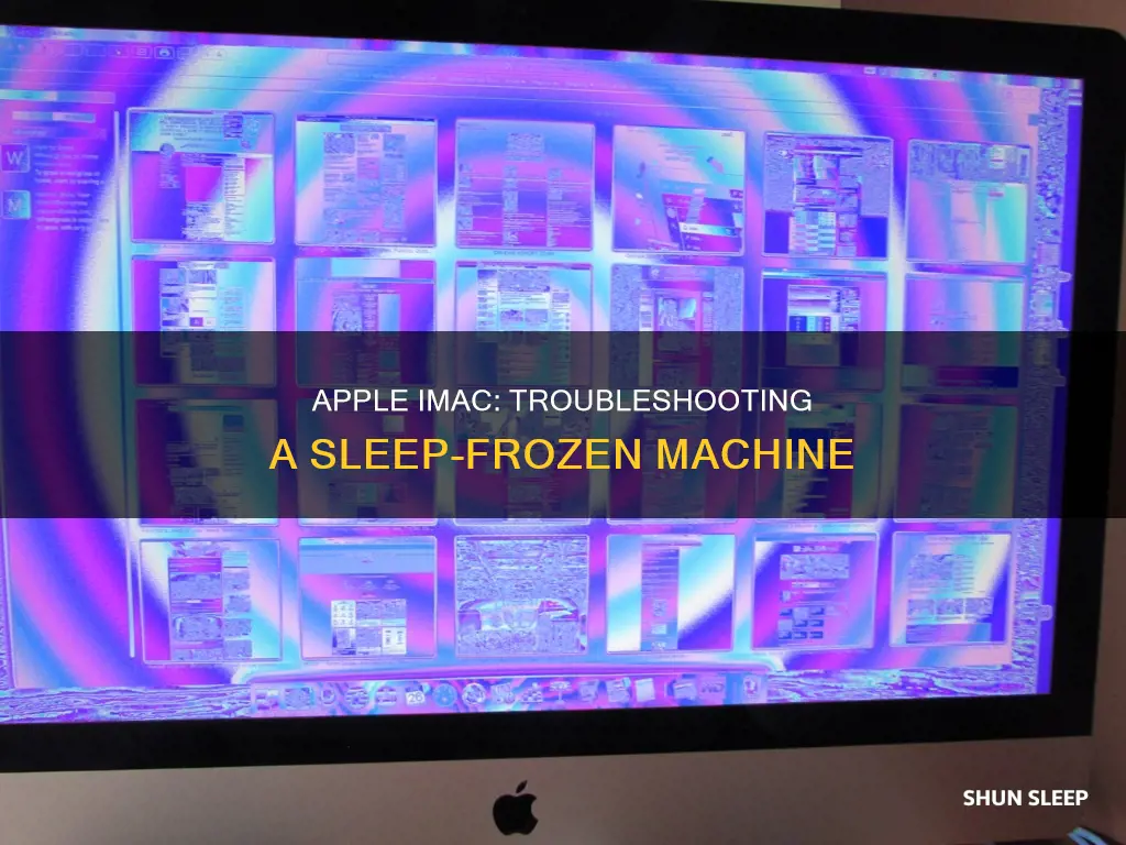 when my imac goes to sleep it won