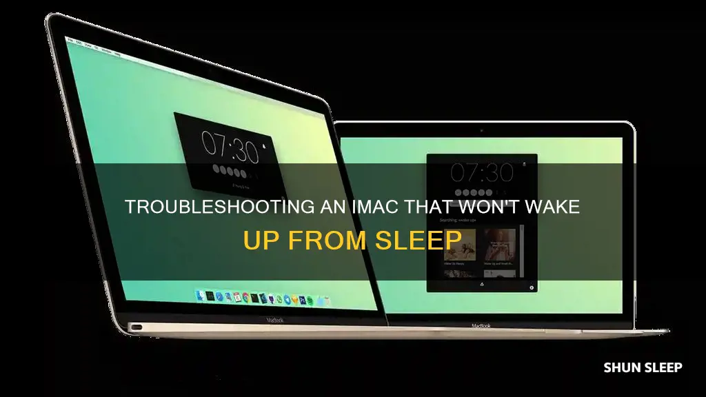 when my imac goes to sleep it won