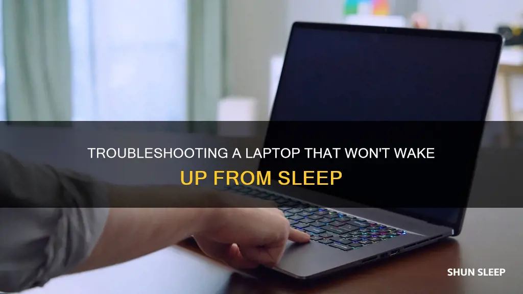 when my laptop goes to sleep it won