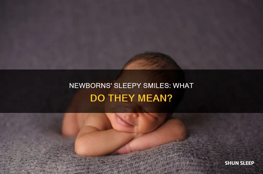 when newborns smile in their sleep